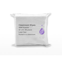 LabClean Wipe Polyester: 12"x12"- 100% Polyester Cleanroom Wipe